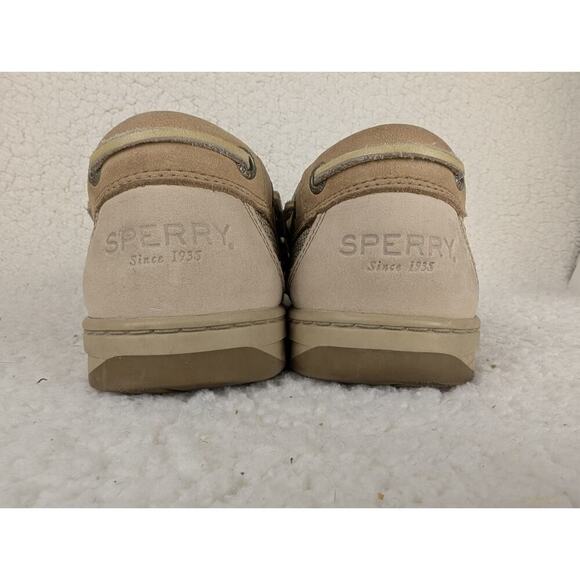Sperry Women's Angelfish Boat Shoe Linen Oat EU 39 / USA 11 Pre-Owned Used - Picture 7 of 8